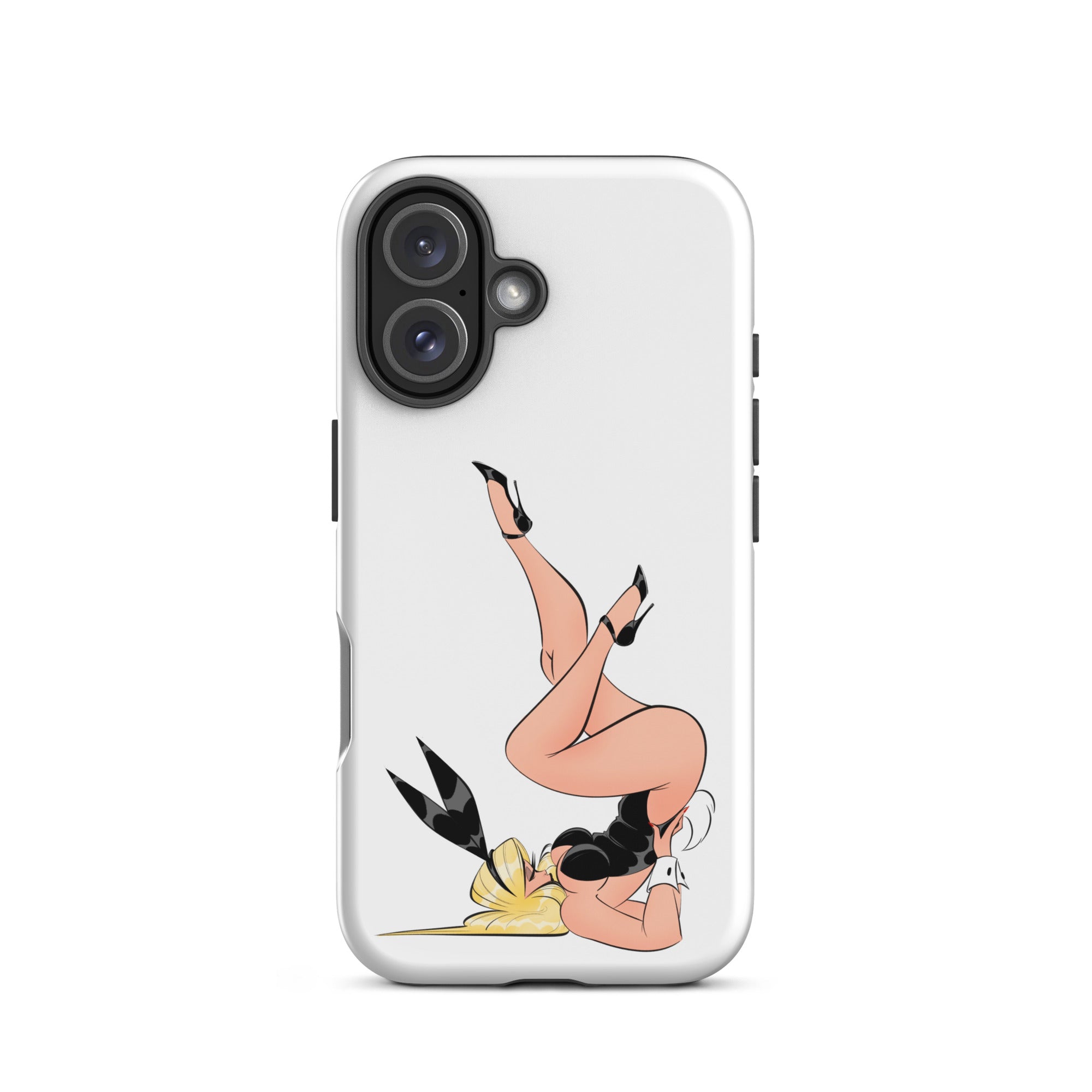 1950s bunny tough iphone case by bloodknotcollective