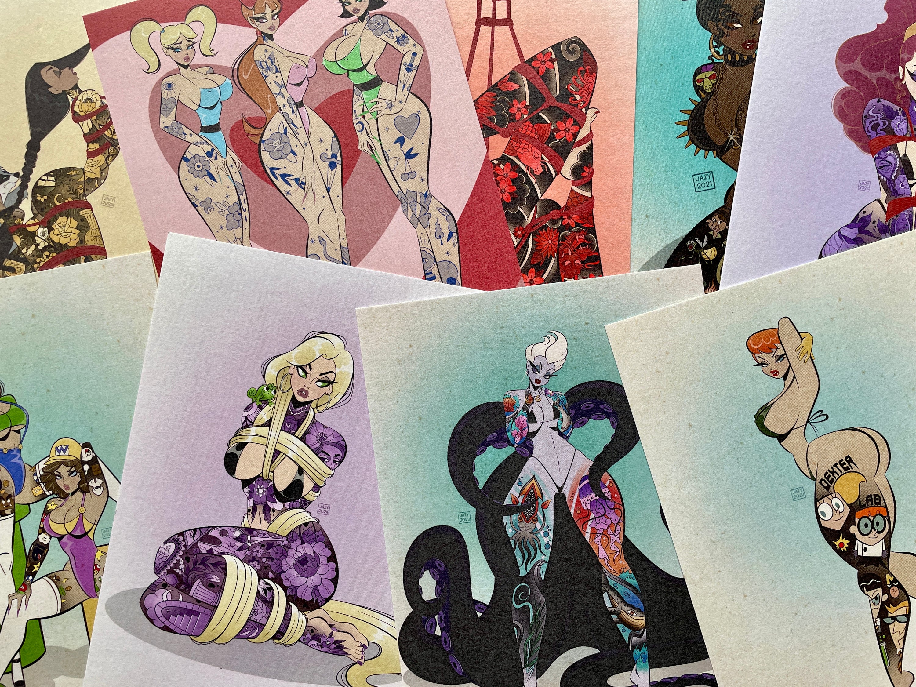 5x7 prints fan art bundle 
