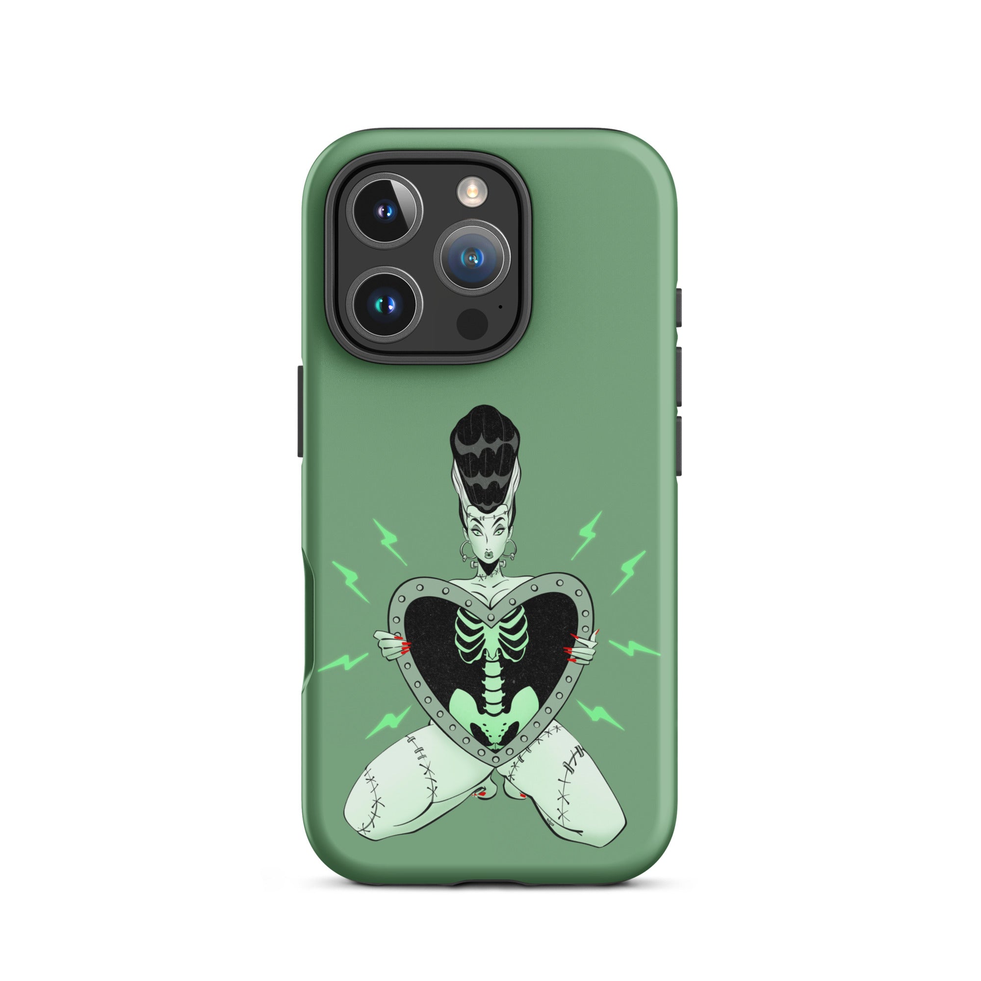 bride of frankenstein tough iphone case by bloodknotcollective